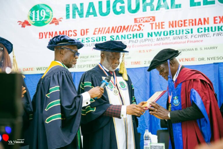 Rivers State University 119th Inaugural Lecture: Ehianomics and Nigeria’s Economy – The Roots, Ruins and Road Ahead