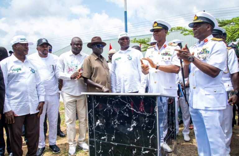 Navy Chief Commissions Nine NDDC Projects in Bayelsa … Says Facilities Would Bolster Security Operations
