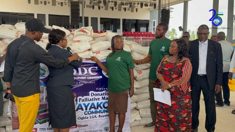 Flood Relief: NDDC Extends Lifeline To Bayelsa Community